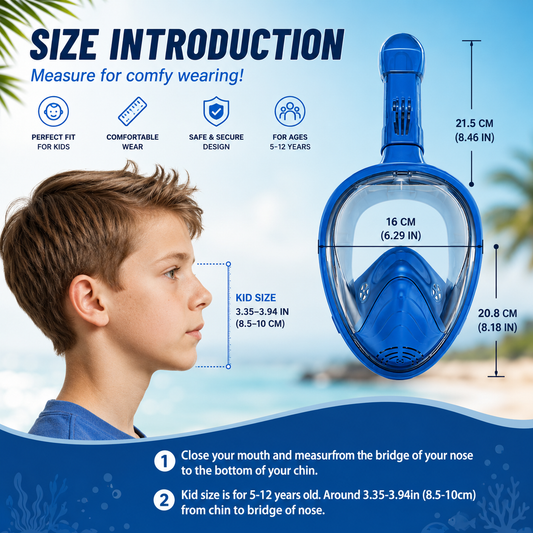 DiveBud™ Kids Snorkel Mask