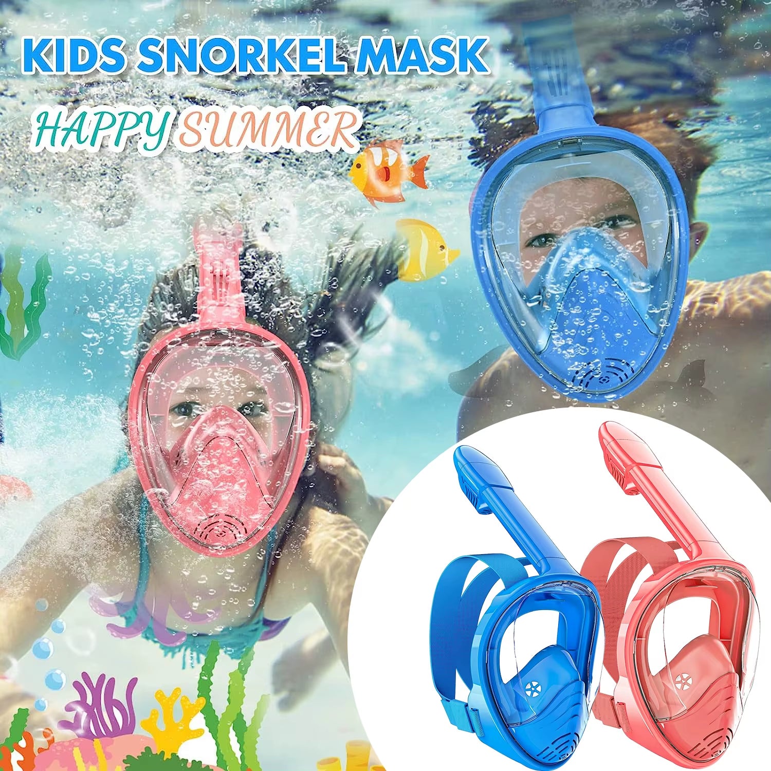 DiveBud™ Kids Snorkel Mask