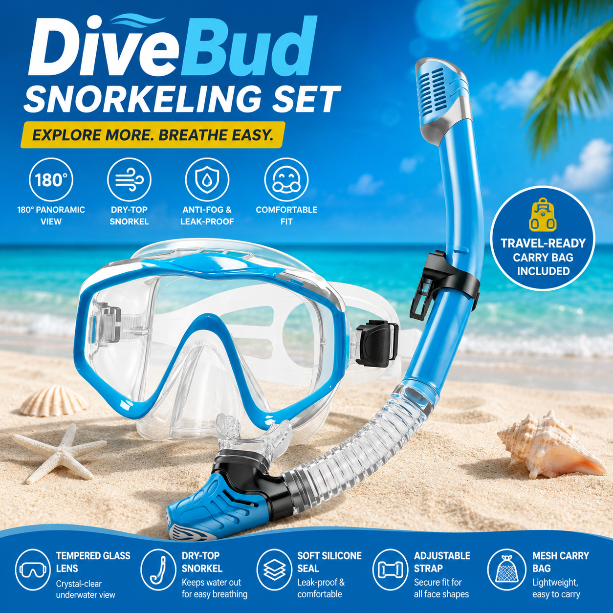 DiveBud™ Snorkeling Set