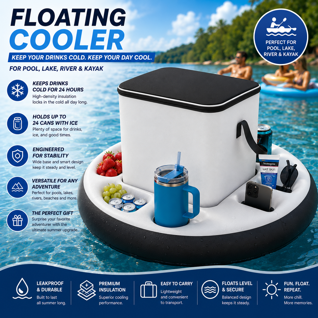 ChillRaft™ Floating Cooler
