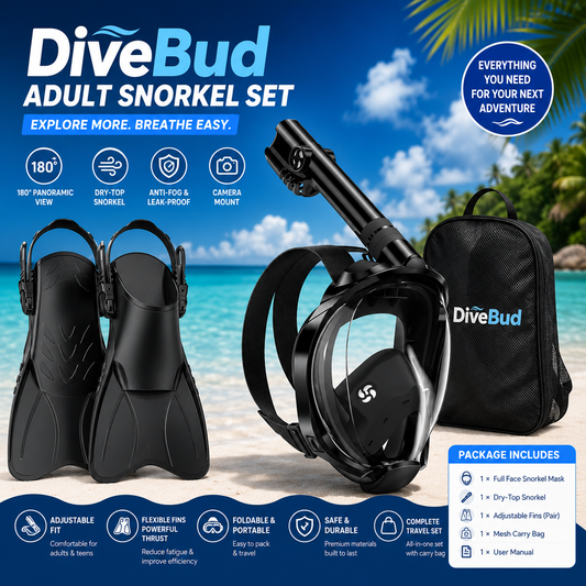 DiveBud™ Adult Snorkeling Set